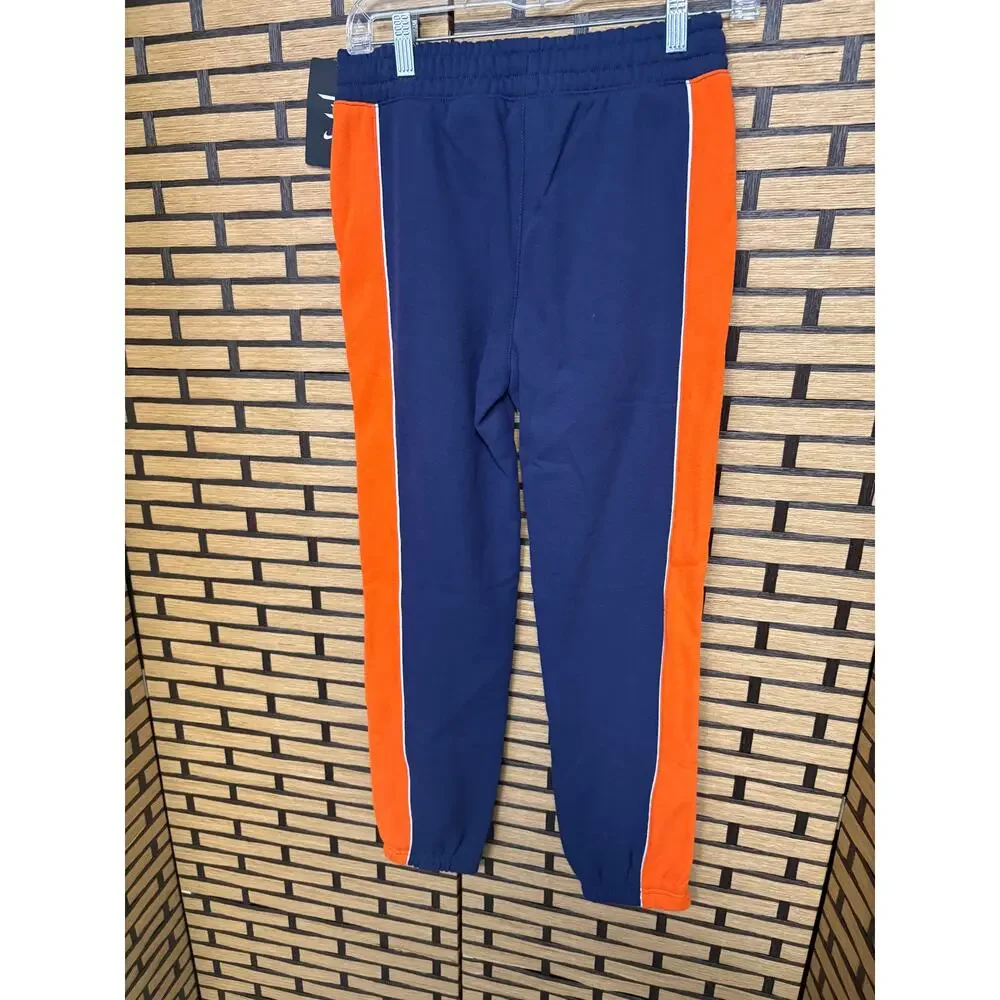 Nike Blue and Orange Sweatpants Boys Size‎ Large